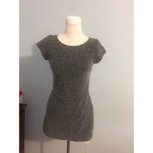 Grey Mini Dress Skort Romper